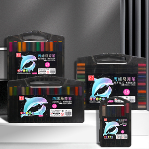 Materiale da disegno <span class=keywords><strong>pennarelli</strong></span> per artisti in plastica morbida da te impilabile Set di pennelli colorati per pittura per bambini - Product Image 3