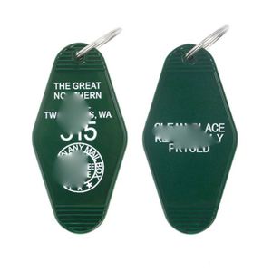 Factory Direct High Quality Retro Inspired Motel Keychains Custom Motel Key Tag - Product Image 3