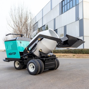 HIGHTOP HT800 Wheel Mini <span class=keywords><strong>Concrete</strong></span> <span class=keywords><strong>Mixer</strong></span> 400L Self-loading Mini Dumper - Product Image 5