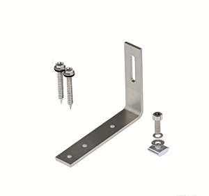 Crochet de fixation solaire en acier inoxydable <span class=keywords><strong>pour</strong></span> système de montage solaire domestique, support de toit inclinable en aluminium <span class=keywords><strong>pour</strong></span> toits en tuiles ou en bardeaux - Product Image 2