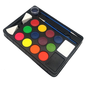 <span class=keywords><strong>FDA</strong></span> وافق غير سامة 14 الألوان لوحة رسم على الوجه مجموعات للأطفال - Product Image 4
