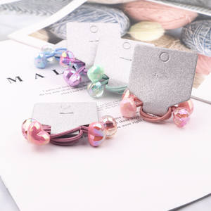 MYLULU Échantillons gratuits Ponytail Bobbles Girl Hair Ball Tie Kids Hair Knockers <span class=keywords><strong>Bubble</strong></span> Gum Beads 20mm - Product Image 6