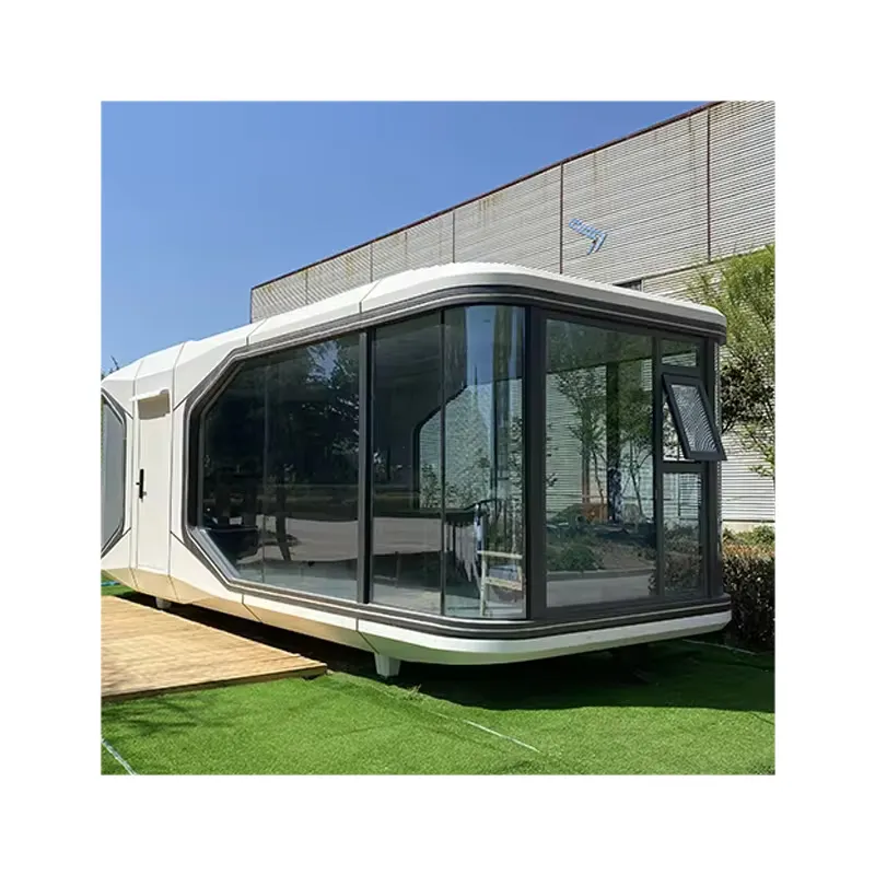 Maison préfabriquée Espace détachable Capsule Lit Cabine Hôtel Conteneur Maison Pod de sommeil Extérieur Mobile Petite Maison Capsule de luxe