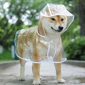 Vente en gros d'usine - Imperméable pour chien avec capuche - Poncho transparent - Plusieurs couleurs pour chiens et chats - Product Image 6
