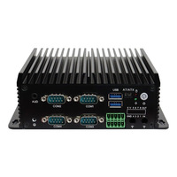 Mini Ordenador Industrial Linux con Forma de Camarón, Portátil, de Montaje en Pared, X86 AI, Multi-Extensión, Edge Computing, 4GB/8GB, Aluminio, I5