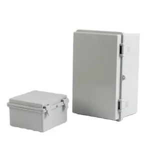 KG Series Ip66 Abs Pc Hinged Plastic Enclosure Waterproof Outdoor Distribution Box Waterproof Power Electrical Junction Box