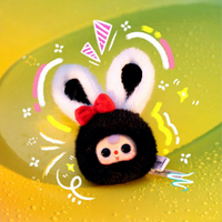 Série Baby Three Little One : Boîte Mystère, Collection de Figurines Décoratives, Modèle en Vinyle, Jouet à Visage en Vinyle, Poupée en Peluche, Pendentif Mignon, Unisexe, 12+