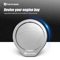 BEVINSEE pour BMW E46 Moteurs Bouchon de réservoir de liquide de lavage de voiture 61667007970