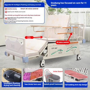 Smart Voice Control 2 in 1 Wheelchair <b>Bed</b> with Washing Drying Function Adjustable Nursing <b>Bed</b> Chair for Elderly Care - Product Image 5