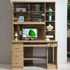 Bàn máy tính thiết kế hiện đại 1.2m với giá sách chất liệu Melamine bền kích thước nhỏ và phong cách - Product Image 3