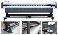 Impresora de Inyección de Tinta Eco Solvente Audley de 1.8m XP600 I3200 para Impresión de Vinilo, Lonas Flexibles, Pósters y Papel Tapiz