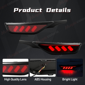 Feux arrière LED à prix d'usine, réflecteurs de pare-chocs arrière, feux arrière pour Honda Fit/<span class=keywords><strong>Jazz</strong></span> 2018, installation facile, 12V - Product Image 2
