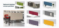 Postes de travail modulaires extensibles en bois LIWEI avec cloison de bureau, table d'ordinateur, design intérieur moderne pour usage commercial