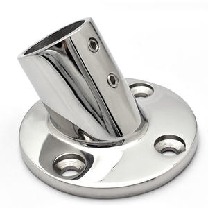 Corrimano raccordi tubo <span class=keywords><strong>Stanchion</strong></span> 316 acciaio inossidabile 60 gradi <span class=keywords><strong>Base</strong></span> rotonda accessori barca - Product Image 5