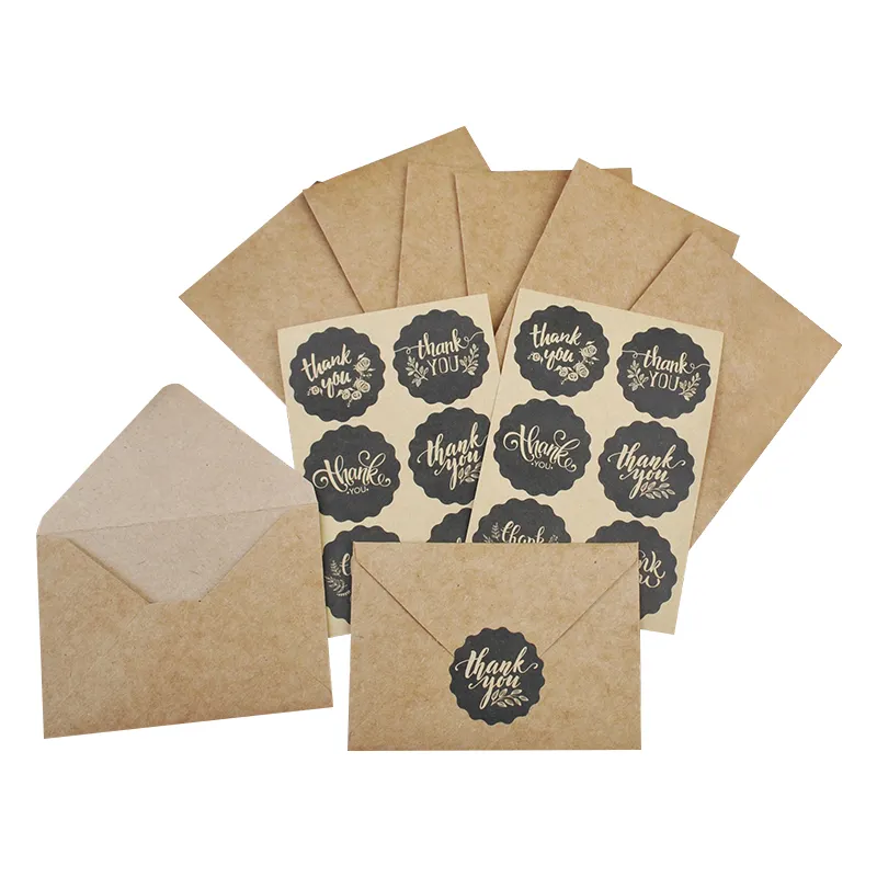 Customized Bulk Set Of 100 Envelopes Stickers Thank You Cards For Wedding Graduation Christmas