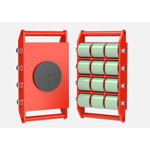 Chariots de manutention industriels pour charges lourdes avec roulettes en polyuréthane - Product Image 5