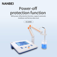 Conductimètre de table EC200E pour eau distillée avec sonde à quatre points