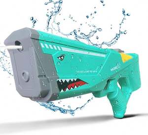 Pistola de agua eléctrica grande de 600cc, pistola de chorro de tiburón, juguete Blaster de 32 pies para adultos, pistola de juguete automática - Product Image 1