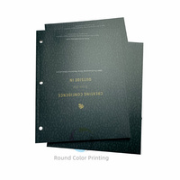 Livret CMJN personnalisé de couleur ronde, service d'impression de catalogue d'impression, livre d'impression de brochures de luxe