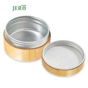 <span class=keywords><strong>Pot</strong></span> de crème en aluminium de haute qualité <span class=keywords><strong>pot</strong></span> cosmétique visage vide écologique avec couvercle en <span class=keywords><strong>bambou</strong></span> pour crème pour les yeux - Product Image 3