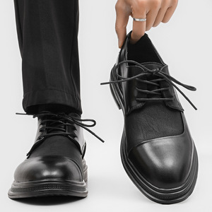 Chaussures Derby Homme à Bout Large 2026 – Idéales pour Mariage, Cérémonie et Affaires – À Lacets - Product Image 5