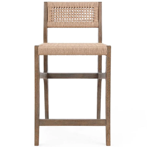 Eva Counter <b>Stool</b> Woven/Wicker/Rattan/Cane -Durable High Bar <b>Stool</b> for Home Bar & <b>Dining</b> Room - Product Image 1
