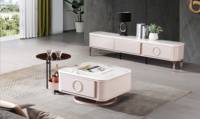 Support TV pour Salon avec Supports TV Tables en Marbre Mur et Chambre à coucher Meuble Décor Meubles Unit De Set Support TV pour Salon