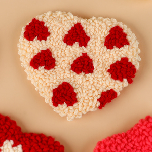 JP sous-verres faits à la main point de croix crochet poinçon <span class=keywords><strong>aiguille</strong></span> démarreur Kits de broderie pour débutant - Product Image 3