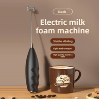 Nouveau mini mousseur à lait en acier inoxydable, fouet à matcha, mélangeur de boissons, agitateur, mousseur à café, mousseur à lait électrique portatif pour la cuisine