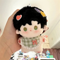 Poupée en peluche de coton de 10cm personnalisée OEM n'importe quel personnage Anime KPOP JPOP Idol Vtuber personne OC dans une peluche de taille de paume