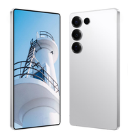 Téléphone Chine S25 Ultra 5G Android 13 Écran OLED FHD 6,9 pouces Octa Core 64MP 12 Go/1 To CDMA Double SIM Version Globale Charge Rapide