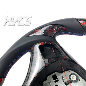 Volante de Fibra de Carbono Forjada con LED RPM para Accesorios Interiores de Coche <span class=keywords><strong>BMW</strong></span> E92 E90 E93 M3 E84 E87 320 325 330 335 - Product Image 5