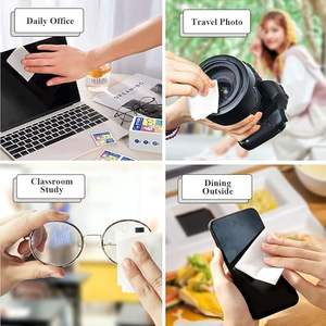 单装防雾眼镜和太阳镜湿镜片清洁湿巾软香玻璃清洁产品 - Product Image 2