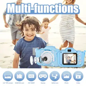 Cartoon Selfie HD Camera Kid Toys for Photography Birthday Gift