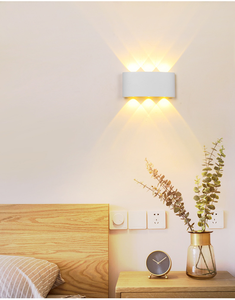Impermeabile 6W ha condotto le lampade da <span class=keywords><strong>parete</strong></span> all'aperto cortile montato su e giù le <span class=keywords><strong>luci</strong></span> <span class=keywords><strong>per</strong></span> l'illuminazione decorativa campione del prodotto - Product Image 4