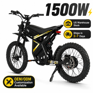 จักรยานออฟโรด EU ZUMI 1500W 155KM ระบบกันสะเทือนคู่ ยางแบบ Knobby สำหรับผู้ใหญ่ จักรยานวิบาก โรงงาน OEM ODM มีสินค้าในคลังสินค้าสหรัฐอเมริกา จักรยานไฟฟ้า - Product Image 1