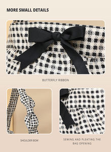 Sac fourre-tout multifonctionnel en toile Sac à bandoulière de grande capacité Sacs fourre-tout en toile écologiques pour le shopping - Product Image 5