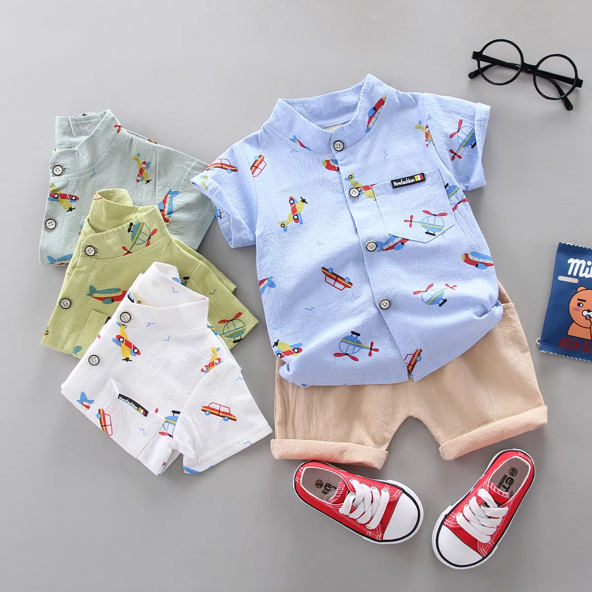 Baby-und Kleinkind kleidung Sommer hemd Shorts Outfits Jungen Kleinkinder Sommerkleid ung Anzug Ein Jahr Baby Boy Kleidung