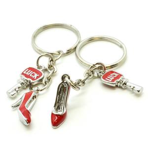 Kim Loại Cao Cấp 3D Sneaker Keychain Thăng Hoa Tùy Chỉnh Bóng Rổ Bóng Đá Bóng Câu Lạc Bộ Mini Sport Shoe <span class=keywords><strong>Keyring</strong></span> - Product Image 1