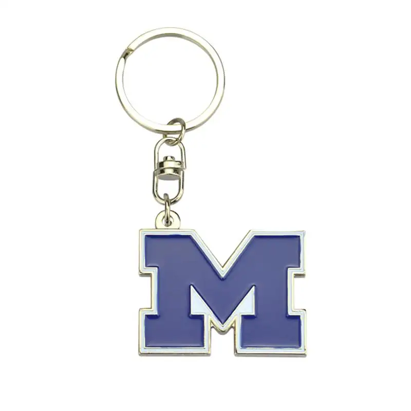 Artigifts Key Ring Factory Wholesale Design Your Own Enamel Key Chain Custom Made Die Cut Out Metal Keychain