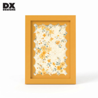 Bingkai Foto Kayu Multi Warna Custom 4x6 5x7 6x8 8x10 Inch A4, Bingkai Foto Bergelombang untuk Meja dan Dinding, Ukuran Custom, Dekorasi