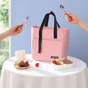 Reusable Insulated Outdoor Picnic Tote PEVA Cooler Bag Custom Waterproof Thermal Lunch Holder with Handle Travel Cooler Bags - Product Image 2