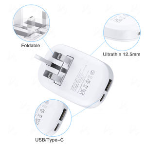 Chargeur de téléphone USB-C GaN 30W, nouveau design 2026, pour la <span class=keywords><strong>Tanzanie</strong></span>, fin, portable, pliable, fabriqué par le fabricant - Product Image 3