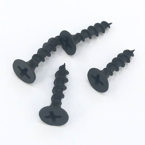 Tornillos Phillips de acero al carbono para terraza, tornillos autorroscantes y perforantes de cabeza ovalada con acabado de óxido negro personalizado para madera y paneles de yeso. - Product Image 3