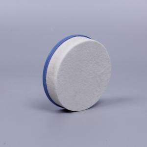 Almohadilla de pulido de fieltro de lana blanca con placa de soporte reforzada para herramientas eléctricas rotativas - Product Image 1