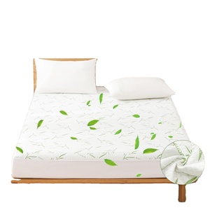 <strong>Super</strong> Soft OEKO-TEX Certified Bamboo Viscose Queen <strong>Size</strong> Waterproof <strong>Mattress</strong> <strong>Protector</strong> - Product Image 4
