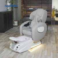 Fauteuil de Pédicure Électrique Professionnel de Luxe Moderne avec Massage, Baignoire Spa pour Manucure et Pédicure, Fonctionnalités Réglables, en Plastique