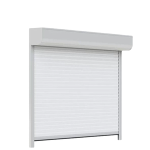 Porte de garage enroulable en alliage d'aluminium moderne et populaire, ignifuge, pour usage hôtelier, surface finie intérieure, provenance Chine - Product Image 1