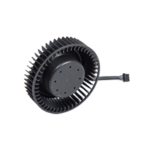 Ventilateur soufflant à haute pression statique de 75 mm, ventilateur de refroidissement PWM 4 broches pour carte graphique NVIDIA/AMD