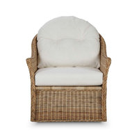 Chaises d'appoint en rotin véritable fait à la main pour salon chaise de canapé en osier confortable pour la lecture chaise longue pour la maison bureau Countryyard